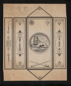 Kunstwerk voor speelkaarten (litho)