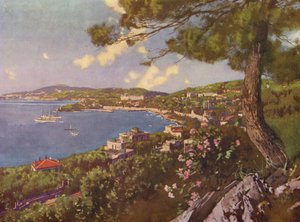 Beaulieu, algemeen beeld (kleurenlitho)