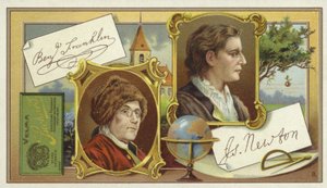 Benjamin Franklin en Isaac Newton door European School