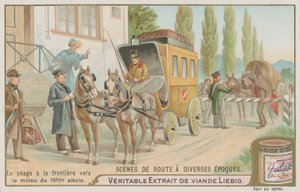Grens tolweg van de 19e eeuw