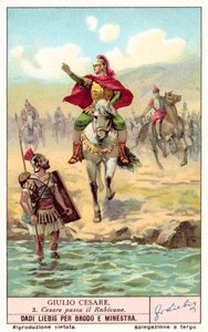Caesar steekt de Rubicon over, 49 v.Chr. door European School