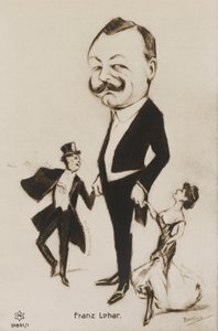 Cartoonportret van Franz Lehar door European School