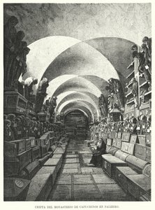 Catacomben van het Kapucijnenklooster, Palermo, Sicilië, Italië door European School