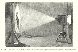 Zonnekamer van Woodward, of apparaat voor het vergroten van fotografische afdrukken door European School