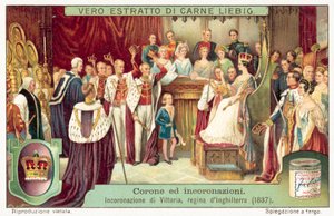 Kroning van koningin Victoria door European School