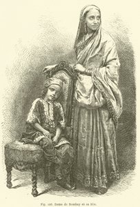 Dame van Bombay en haar dochter door European School