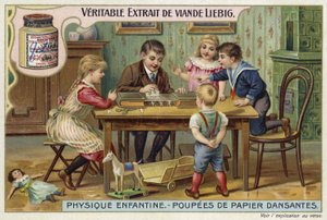 Dansende papieren poppen door European School