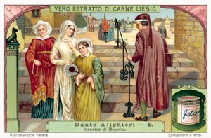 Dante ontmoet Beatrice