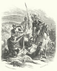 Dood van Anton van Bourgondië, hertog van Brabant, bij de Slag bij Agincourt door European School