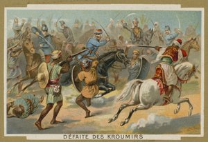 Nederlaag van de Kroumirs door de Fransen, Tunesië, 1881