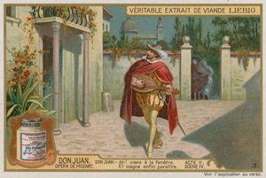 Don Giovanni zingt voor Elvira