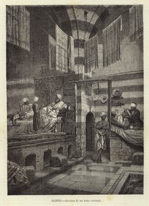 Egypte - Interieur van oosterse baden