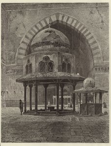 Egypte - Interieur van de Moskee van Sultan Hassan door European School