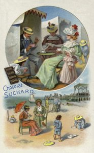 Genieten van Suchard chocolade op het strand door European School
