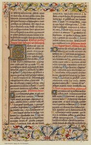 Facsimile uit de Gutenberg Bijbel