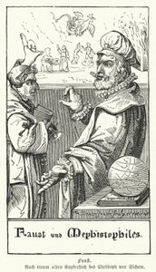 Faust en Mephistopheles (gravure)