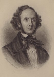 Felix Mendelssohn-Bartholdy (gravure) door European School
