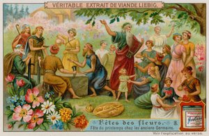 Lentefestival in het oude Duitsland door European School