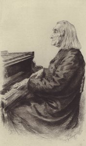 Franz Liszt (gravure) door European School