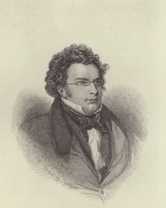 Franz Schubert (gravure) door European School
