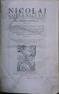 Frontispice van de tweede editie van De Revolutionibus Orbium Coelestium door Nicolaus Copernicus door European School