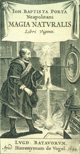 Frontispice van Magiae Naturalis Libri Viginti door Giovanni Battista della Porta, 1644 door European School
