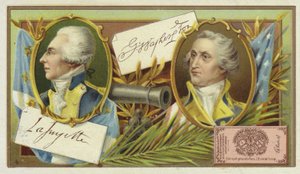 Gilbert du Motier, Markies de Lafayette, en George Washington door European School