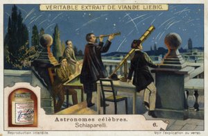 Giovanni Schiaparelli, Italiaanse astronoom door European School