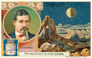 Giovanni Schiaparelli en het oppervlak van de Maan bij zonsopgang door European School