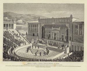 Griekenland en Rome - Griekenland: Theater van Dionysus in Athene door European School