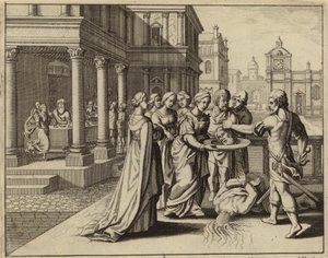 Herodias ontvangt het hoofd van Johannes de Doper door European School