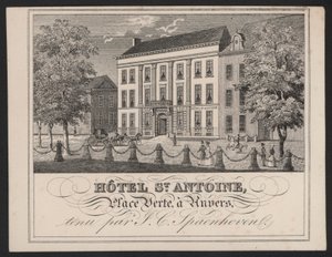 Hotel St Antoine, Anvers, Antwerpen, J C Spaenhoven