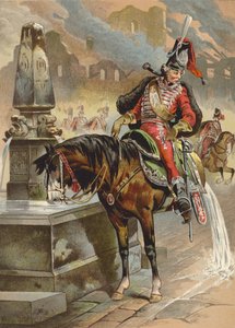 Illustratie voor Avonturen van Baron Munchausen door European School
