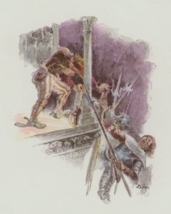 Illustratie voor Notre-Dame De Paris door Victor Hugo