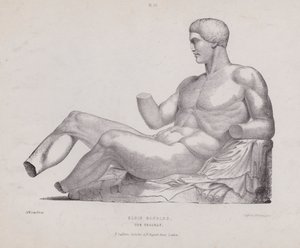 Illustratie voor De Anatomie van de Externe Vormen van de Mens: Elgin Marbles, De Theseus