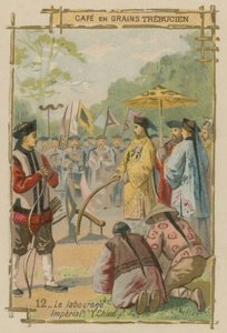 Keizerlijke ploegceremonie, China door European School