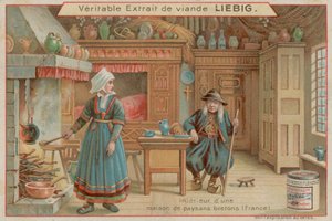 Binnen in een Boerenhuis in Frankrijk door European School