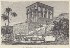 Eiland Philae, of het Heilige Eiland, Nubië door European School