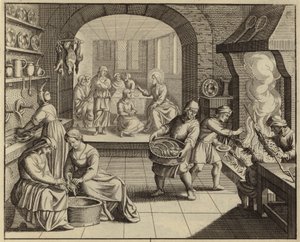 Jezus Christus in het huis van Martha en Maria door European School