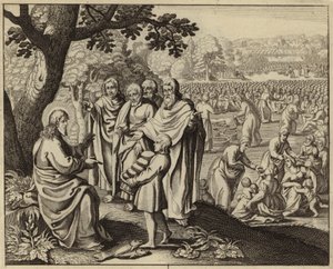 Jezus Christus voedt de vijfduizend