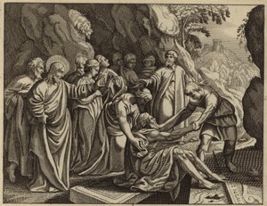 Jezus Christus wekt Lazarus uit de dood door European School