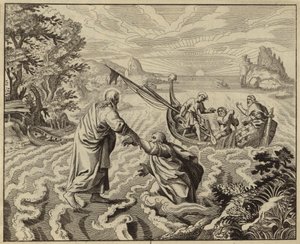Jezus Christus loopt op de Zee van Galilea door European School