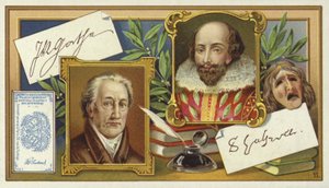 Johann Wolfgang von Goethe en William Shakespeare door European School