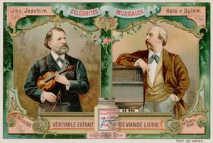 Joseph Joachim en Hans von Bülow