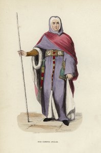 Engelse Strafrechter (gekleurde gravure) door European School