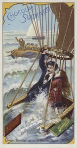 Ballon van Jules Duruof komt neer in de Noordzee, 1874 door European School
