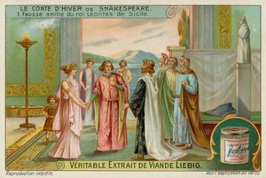 Koning Leontes, Koningin Hermione en Koning Polyxenes