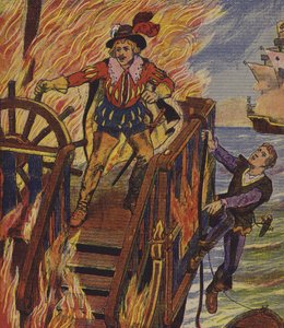 Klaus Störtebeker (kleurenlitho) door European School