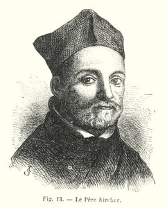 Le Pere Kircher (gravure) door European School