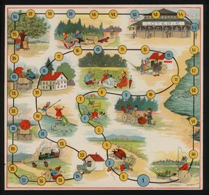 De leuke reis (kleur litho)